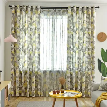 

American Rural Printed Tropical Rainforest Green Planting Shade