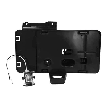 

Rear License Plate Holder Frames with Light for 2007-2016 Jeep Wrangler License Plates Mounting Bracke-Black