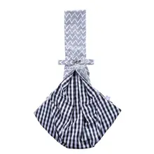 Серый волновой узор двойной круг регулировки Pet сумка плечо Наплечная Двусторонняя портативная походная посылка 517D