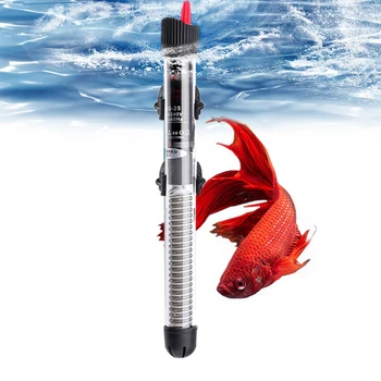 

25W/50W/100W/200W/300W Aquarium Submersible Fish Tank Automatic Water Heater Constant Temperature Heating Rod EU Plug 7 #