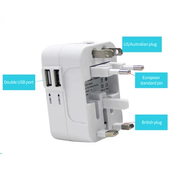 

smart plug multi plugs usb adapter uk us plug socket universal Conversion plugs Adapter Converter Outlet Home outdoor Charger