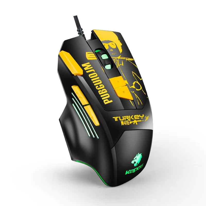 LED Backlight Optical USB Wired Mouse Gamer Mice Laptop PC Computer Mouse Gaming Mouse for Pro 5