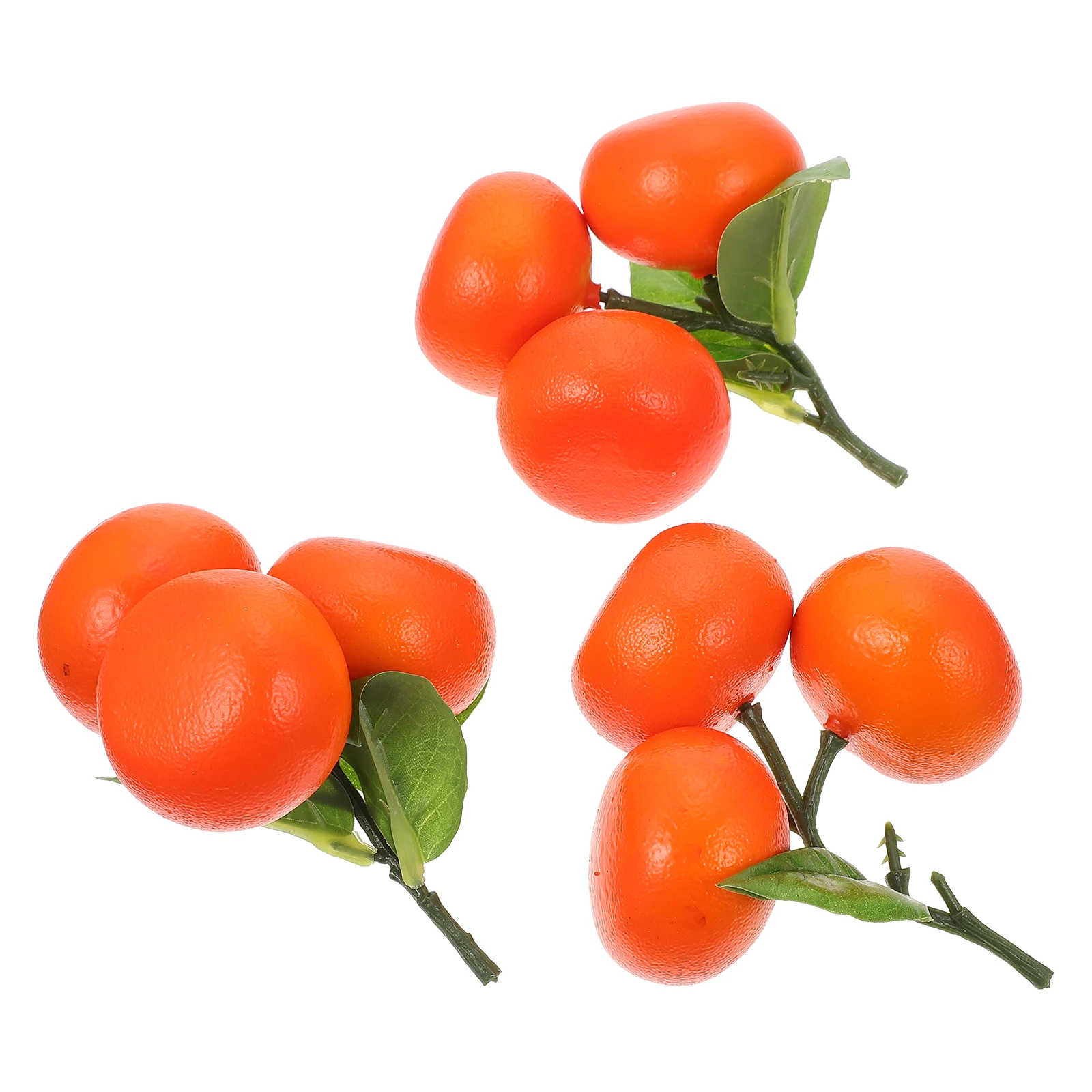 3個の模造品小さなオレンジフルーツモデルの装飾素敵な鮮やかな小さなオレンジの写真のアクセサリー 人工果物 Aliexpress