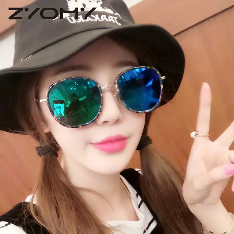 Zyomy классические UV400 женские очки Oculos de sol женские солнцезащитные очки для вождения солнцезащитные очки Брендовые дизайнерские винтажные квадратные рамки