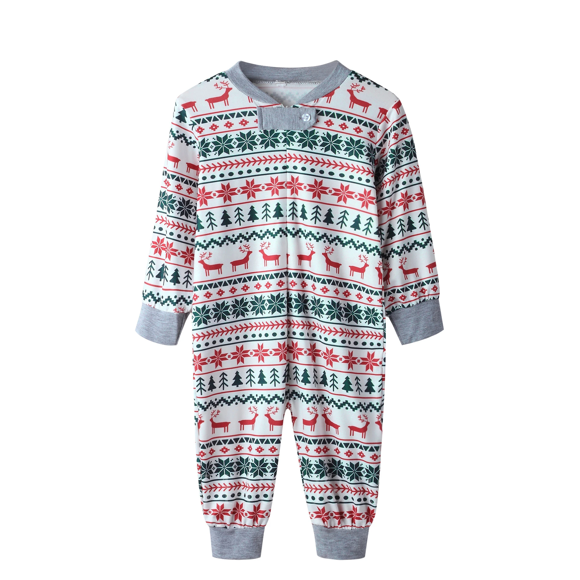 Рождественские Семейные комплекты пижамы для мамы и дочки хлопковая зимняя новогодняя одежда для сна с принтом Рождественский папа сын комплект