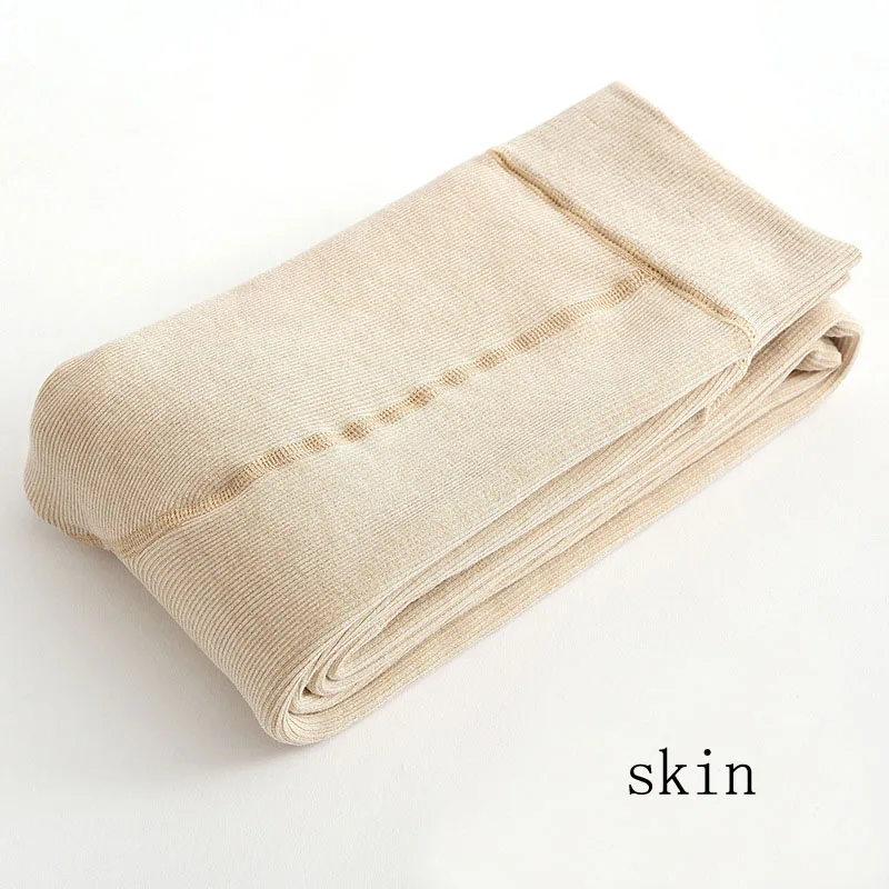 skin Теплые 350 г, плотные бархатные женские колготки, зимние колготки, кашемировые, без ног, rajstopy collant femme, осень-весна, medias de mujer 286 - Цвет: skin