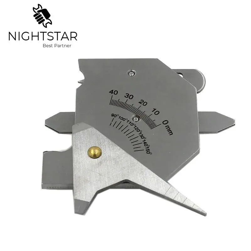 용접 솔기 게이지 비드 게이지 용접 구덩이 테스트 척골 검사 눈금자 전기 용접기 전문 핸드 툴