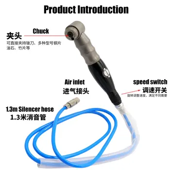 

Air Pneumatic Ultrasonic Grinding Machine 90 Degrees Die Grinde Reciprocating File Polishing Tools Polisher Machine