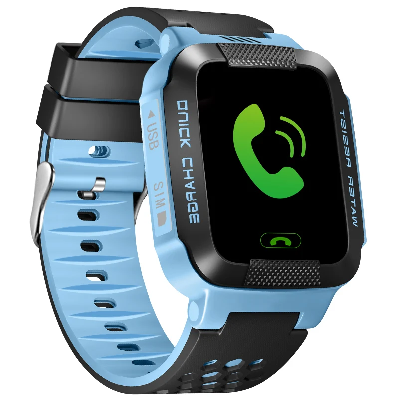 

Hight quality GPS Kids Smart Watch SOS Emergency Children's Watches Smart Mobile Phone App Bracelet Silicone Wristband PhoneCall