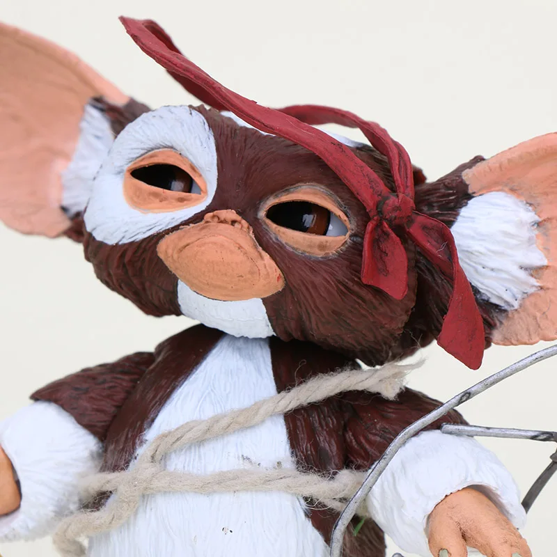 10 см NECA фильм Gremlins фигурка игрушка Gremlins Ultimate Gizmo Deluxe 1/7 масштаб фигурка с рождественским шарфом кукла Санта подарок