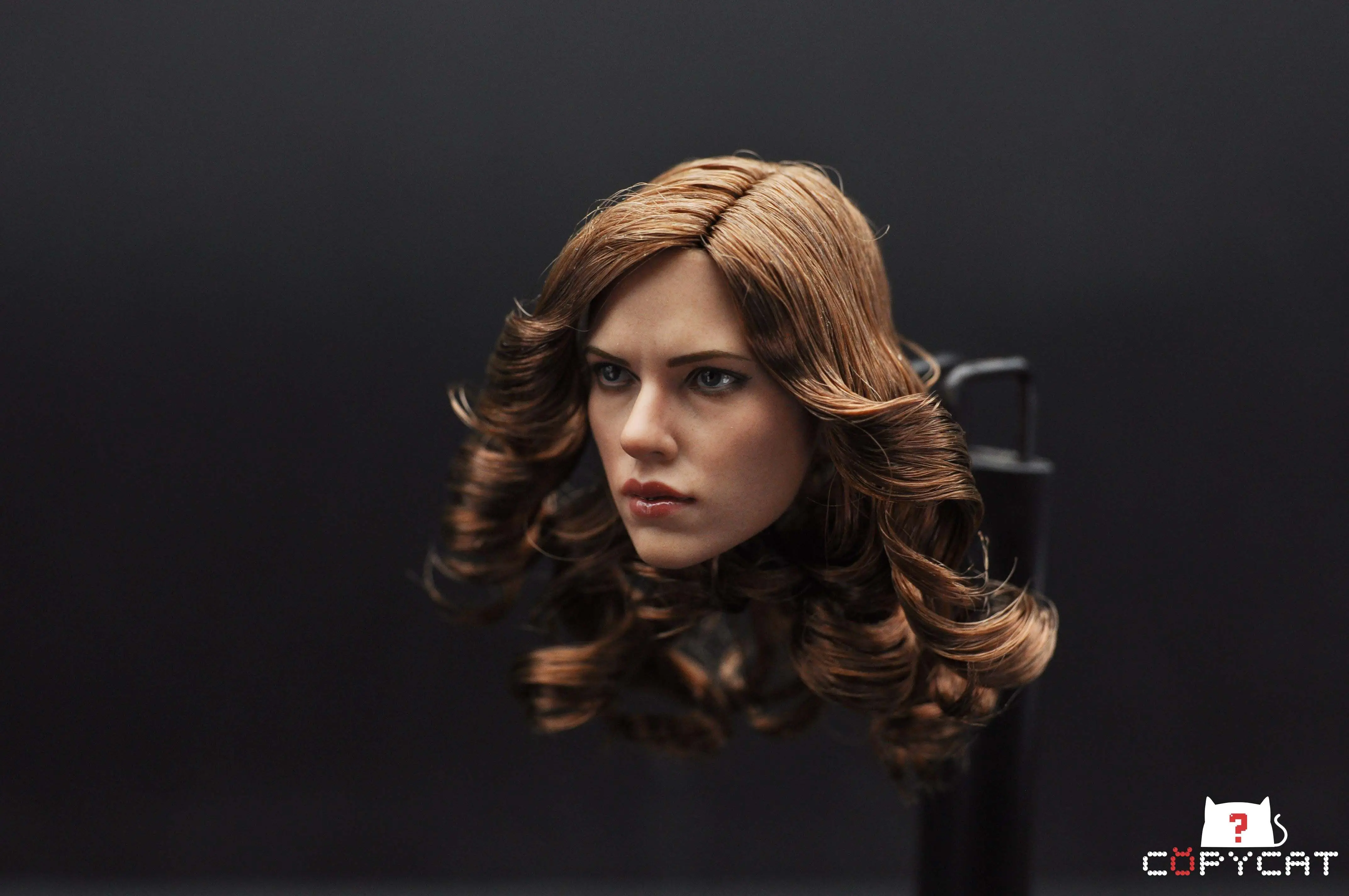 TTTOYS 1/6 Black Widow 7.0 Scarlett Johansson Head Sculpt Female Head Model Toy 