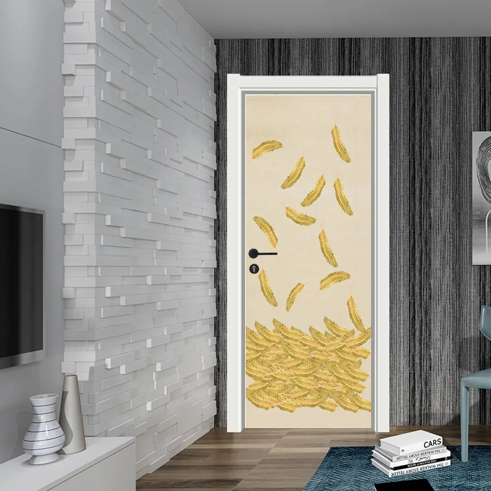 Dropship MT107 New Door Affixed Wardrobe Refurbished Refrigerator Affixed Door Sticker Waterproof Sticker Removable Sticke