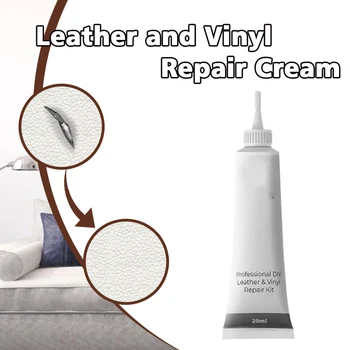 

3pcs Black/White Advanced Repair Gel Refurbish Leather Burns Holes Rips Keep Car Seat Smooth & Glossy No Harm Car Accessory