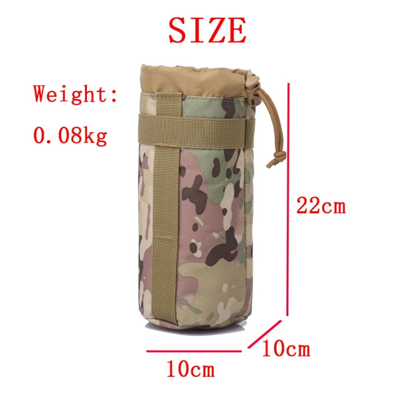 Тактический Molle Чехол для бутылки воды 2L обновленная дорожная сумка-держатель для бутылки открытый гидратационный Перевозчик для кемпинга пешего туризма Fishin
