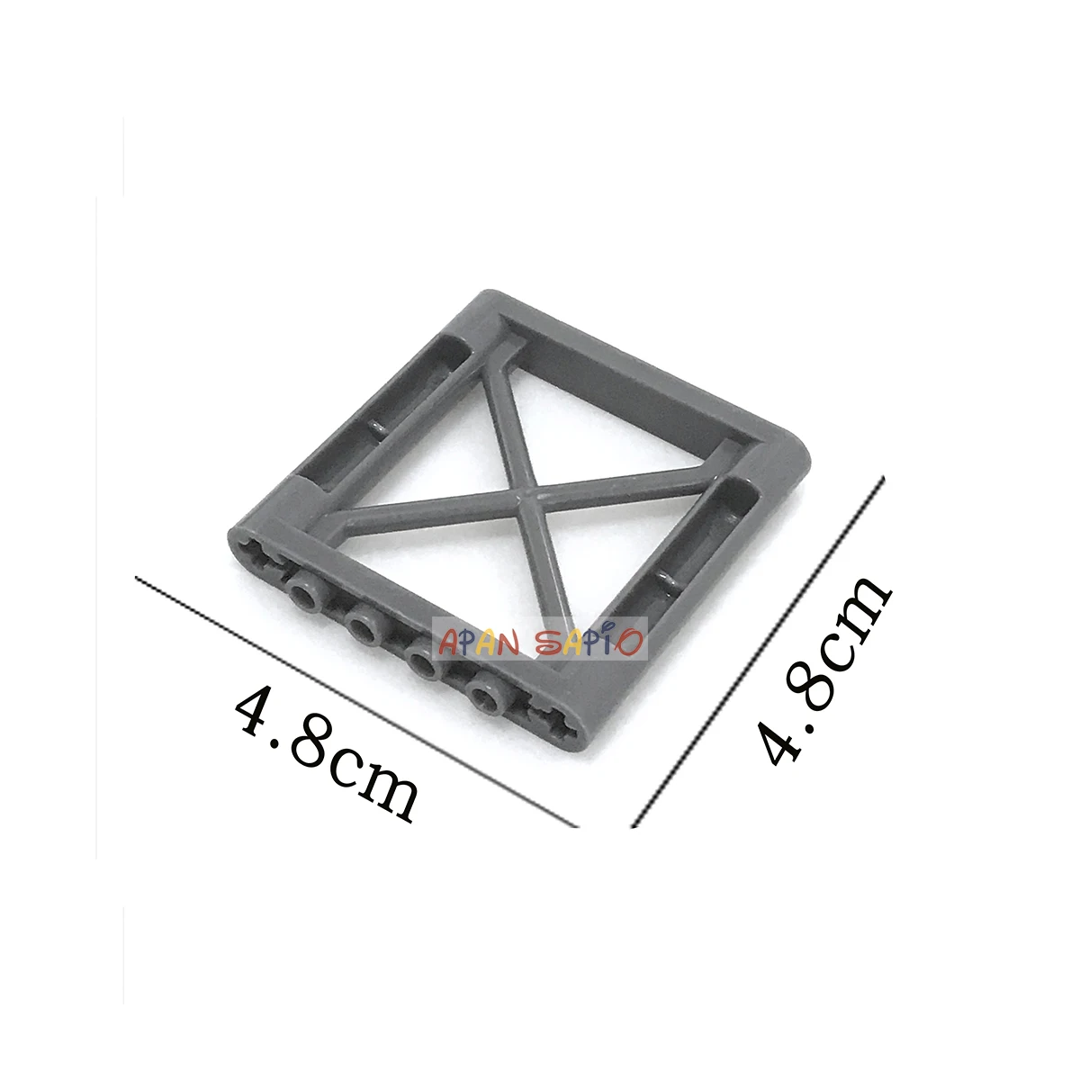 5pcs DIY Building Blocks Support Frame Bricks 6x6 Dots Educational Plastic Toys for Children Compatible Brands Kids Gifts 64448