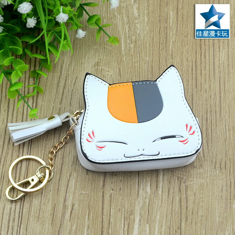 Natsume Yuujinchou, модный кошелек для монет в стиле аниме, сумки для мелочи с героями мультфильмов, сумка для монет, кошелек для хранения ключей, подарки на день рождения, Новинка