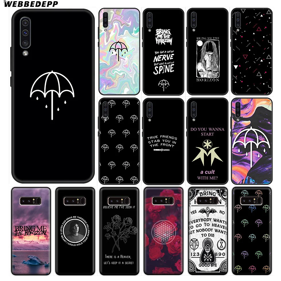 Мягкий чехол Bring Me The Horizon для Samsung Galaxy A10 A30 A40 A50 A60 A70 M10 M20 M30 M40 Note 8 9 10 Plus |