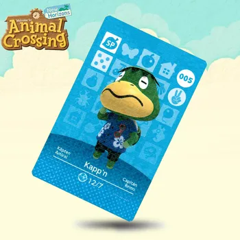 

005 Kapp'n Animal Crossing Card Amiibo Cards Work for Switch NS 3DS Games