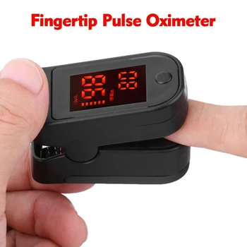 

Portable Infrared Fingertip Pulse Oximeter LED Display Fingertip Electronic Digital Pulse Oximeter Blood Oxygen SpO2 Monitor