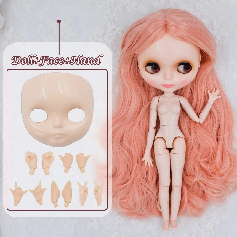 FHNBL22 Neo Blyth кукла NBL Заказная блестящее лицо, 1/6 BJD шарнирная кукла Ob24 кукла Blyth для девочки, игрушки для детей FHNBL23 - Цвет: FHNBL22