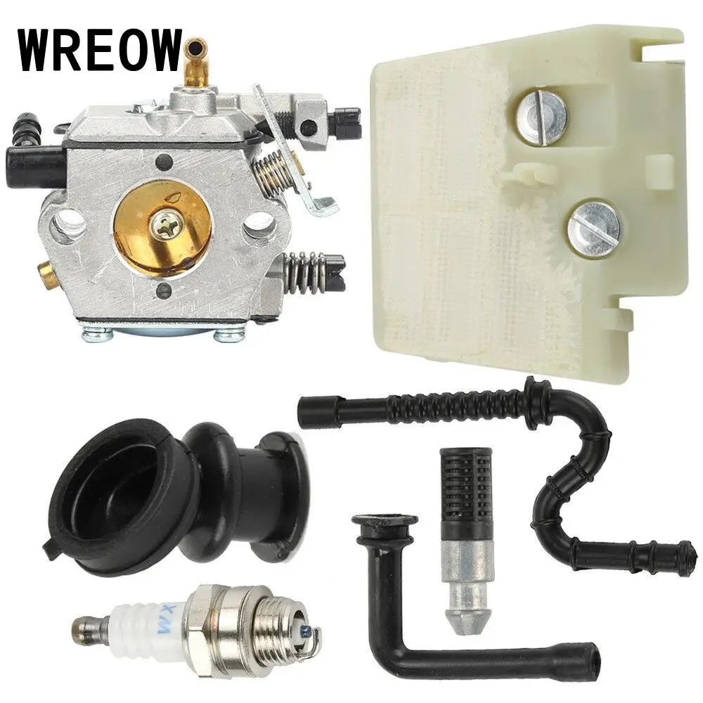 Замена Карбюратора комплект подходит для Stihl 024 026 MS240 MS260# бензопила. Walbro WT-194 Carb воздушный топливный фильтр карбюратора комплект B3