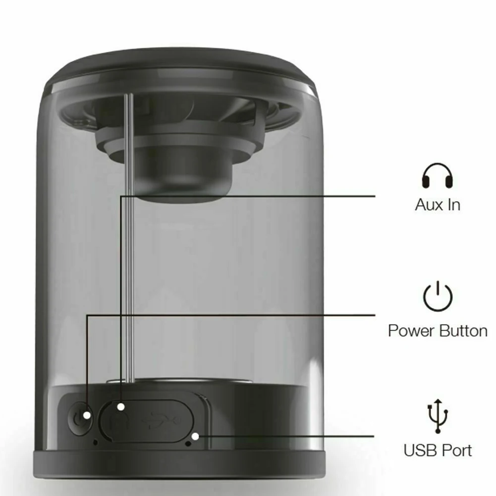 Мини открытый Bluetooth динамик беспроводной портативный водонепроницаемый Кристальный звук HIFI Саундбар Микрофон Стерео магнитный аудио подарок