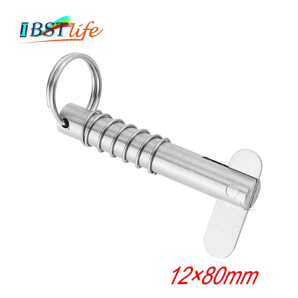 M12*80mm Marine grade stainless steel 316 Boat Quick Release Pin Hardware Deck Hinge Replacement Accessories | Обустройство дома