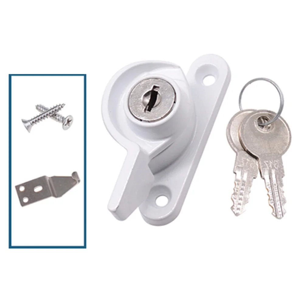 

Anti Theft Crescent Locks Keys Safety Hardware For Doors Cabinet Drawer Tools