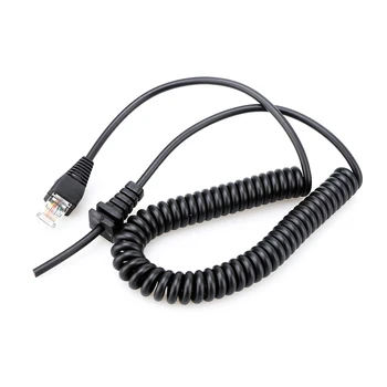 

8 Core Replacement Part Electric Wire Manual Tool Copper Connect Sound Microphone Cable Spiral Spring Audio For Yaesu MH-67A8J