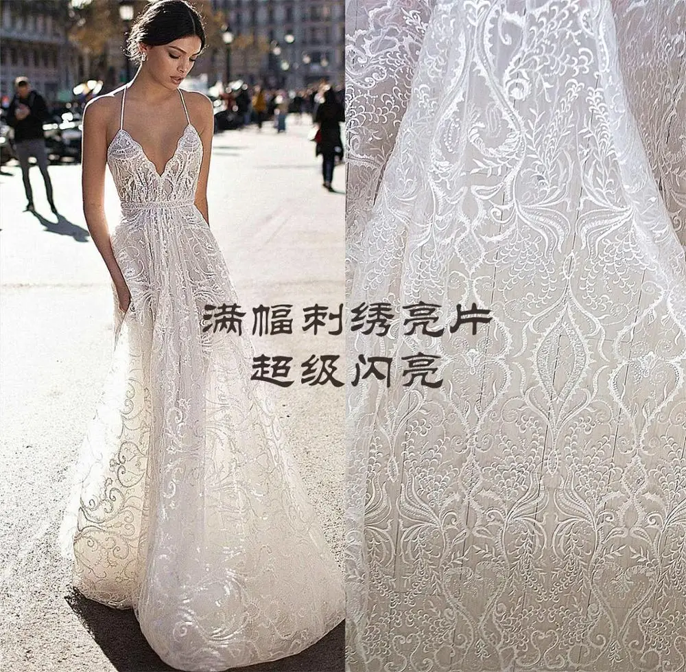 

Оптовая продажа, африканские кружевные ткани из полиэстера с вышивкой для кружевного свадебного платья, 5 ярдов/партия