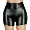 Women High Waist Faux Leather Shorts Sexy Slim Solid Black Summer Short Pants Casual Fashion Elastic Push up PU Shorts Plus Size ► Photo 2/6