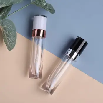 

6.4ml White round lip gloss tube lip gloss dispensing bottle black lip gloss tube lip glaze empty tube Empty Refillable Bottle