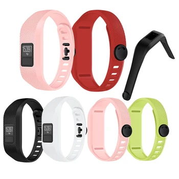 

Adjustable Soft Silicone Sport Watch Strap for Garmin Vivofit 3 Bands with Clasp Replacement Wristband for Vivofit 3