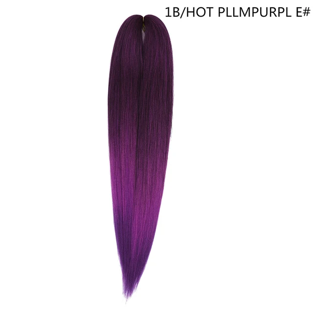 Miss Rola Synthetic 26 Inches 75g Kanekalon Hair Wholesale Bulk Braid Hair Extension Pre Stretched Pink Blonde Twist Jumbo Braid #17