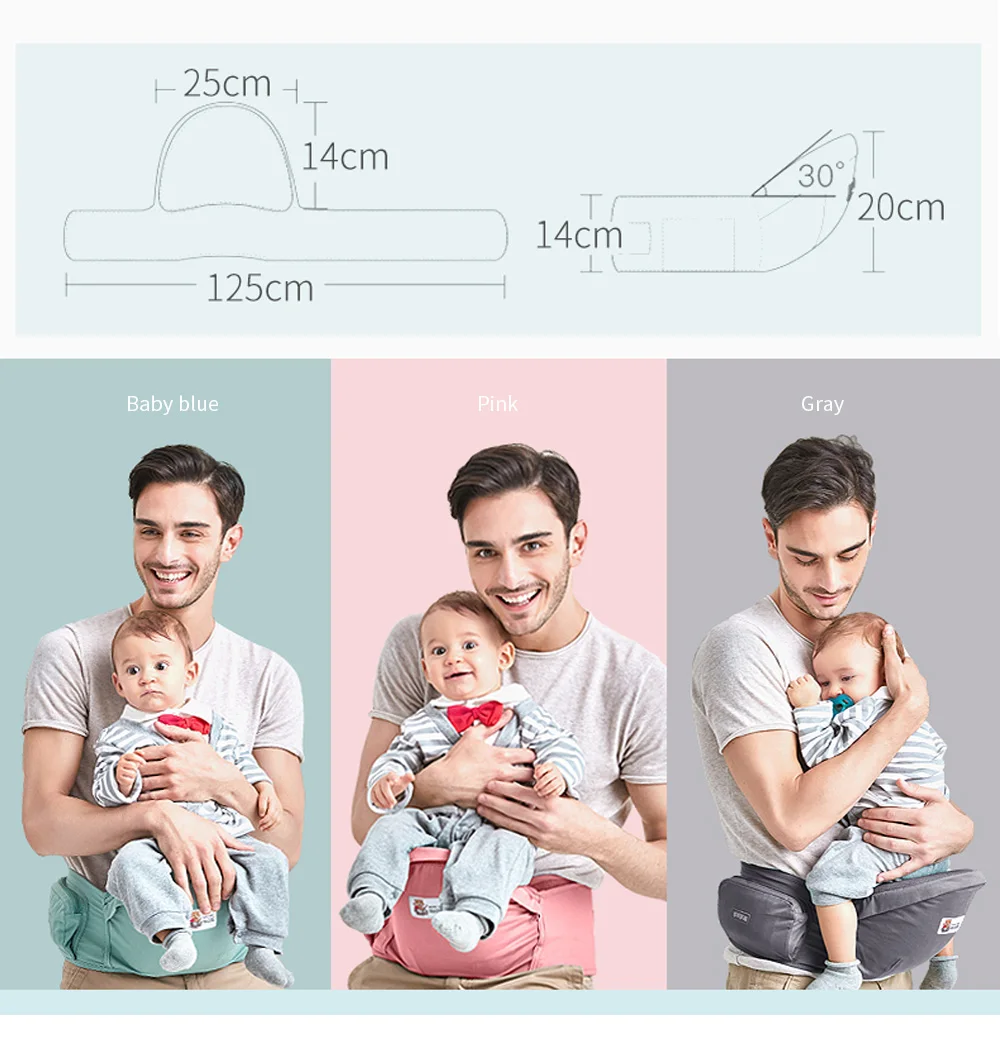  Baby Infant Hip Seat Toddler Waist Stool Carrier