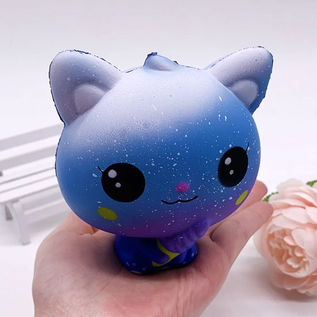Красочная Galaxy Cat Ароматизированная подвеска медленно поднимающаяся игрушка-Антистресс игрушка антистресс игрушки для детей
