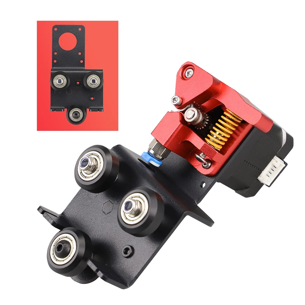 

3D-принтер с шкивами, внешний привод с двойной передачей