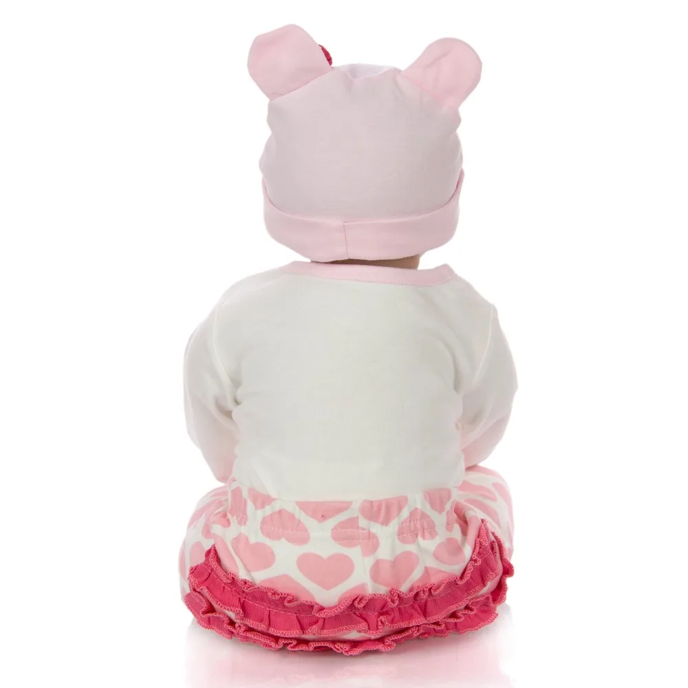 KEIUMI реалистичные 22 ''Reborn Младенцы 55 см мягкие силиконовые Reborn Baby виниловые мягкие куклы для девочек на день рождения Рождественский подарок