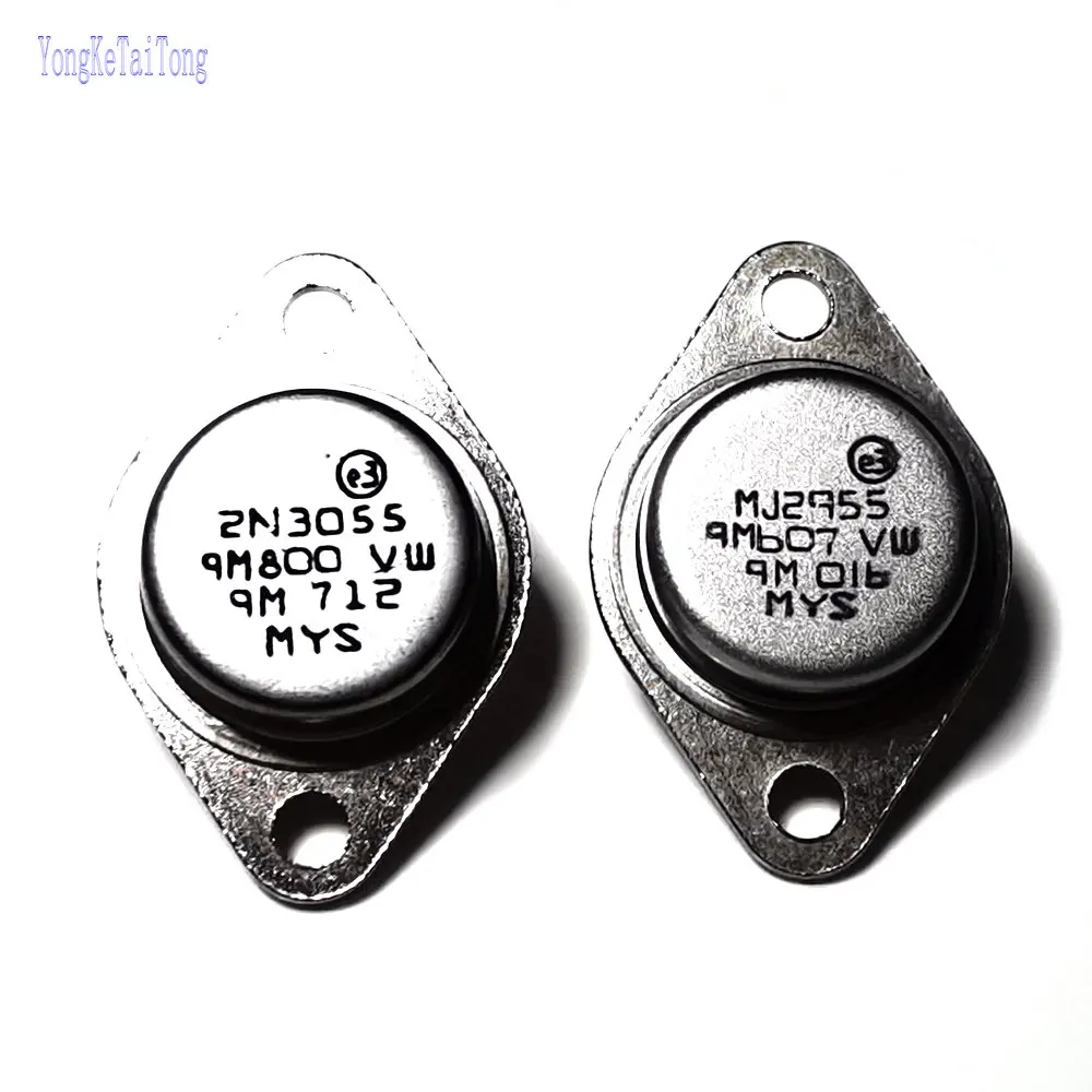 2PCS New Original 2N3055 MJ2955 2955 N3055 3055 TO3 | Электронные компоненты и принадлежности