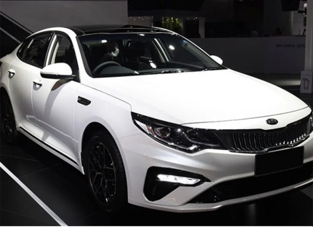 Для Kia Optima K5 DRL светодиодный дневные ходовые огни с желтым поворотником передний противотуманный светильник
