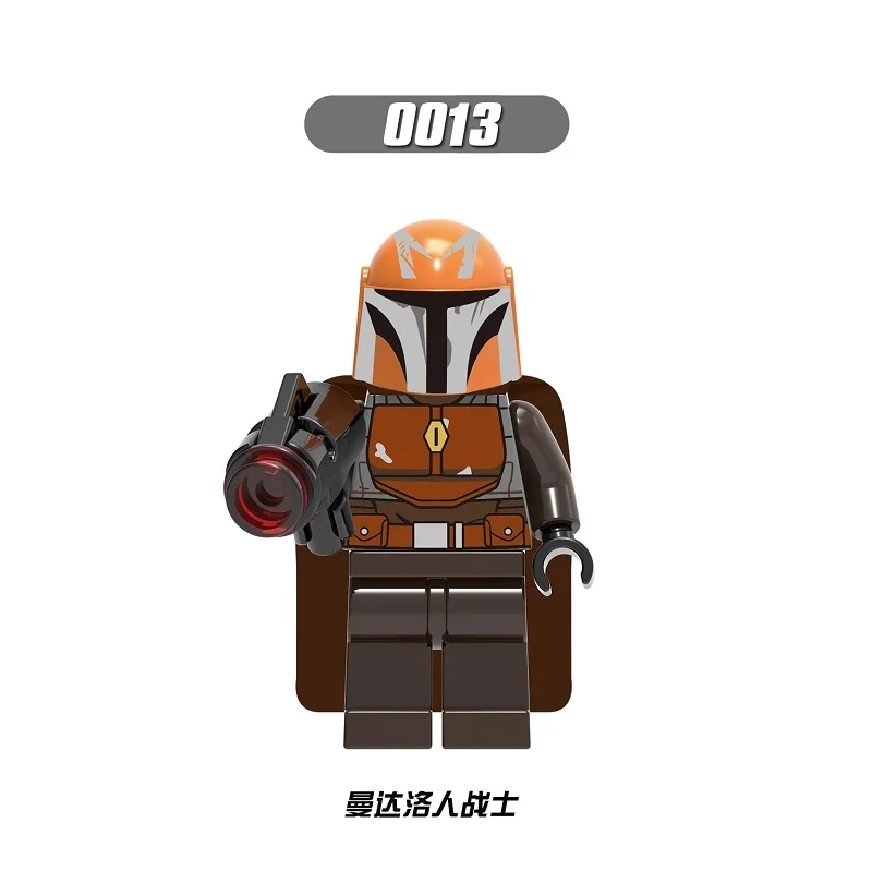 Legoed Stars Wars Building Blocks Rey Fett Luke Skywalker Mandalorian Warrior Jango Baby Yoda Figures For Children Toys G0102