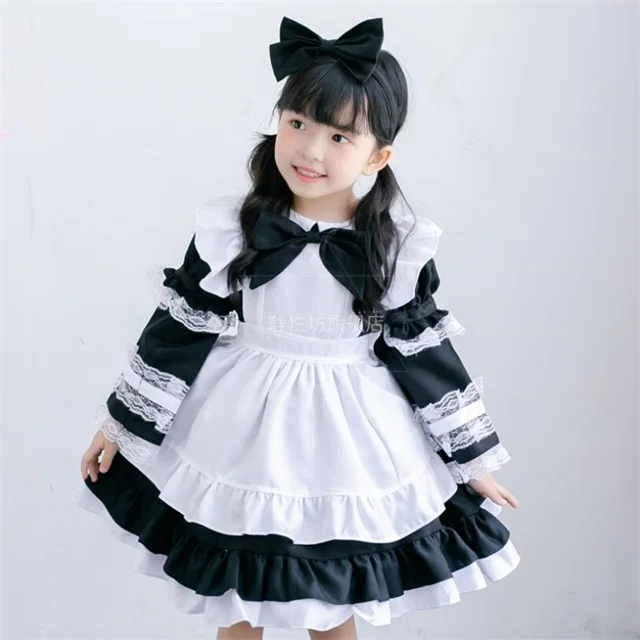 Аниме «Алиса в стране чудес», костюм Алисы для косплея, Kingsleigh HalloweenCOS, нарядное платье для девочек, костюм горничной лолиты - Цвет: D style