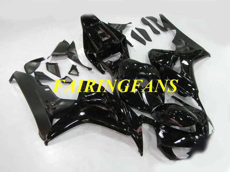 Инжекторный комплект для HONDA CBR1000RR 06 07CBR 1000 RR CBR 100RR 2006 2007 CBR1000 все черный Обтекатели на кузов+ подарки HB07