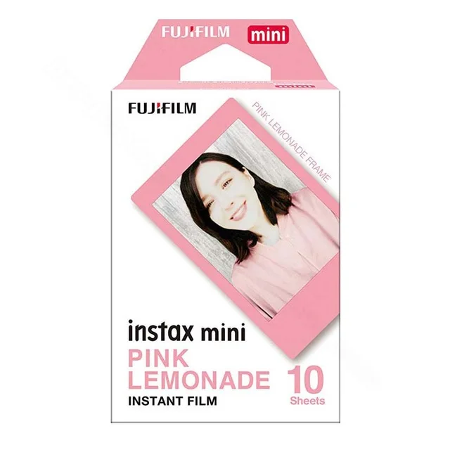 Фотобумага Fuji Fujifilm instax mini 9 8 белая монохромная цветная пленка для камеры instax mini 8 9 7s - Цвет: Pink 10 Sheets