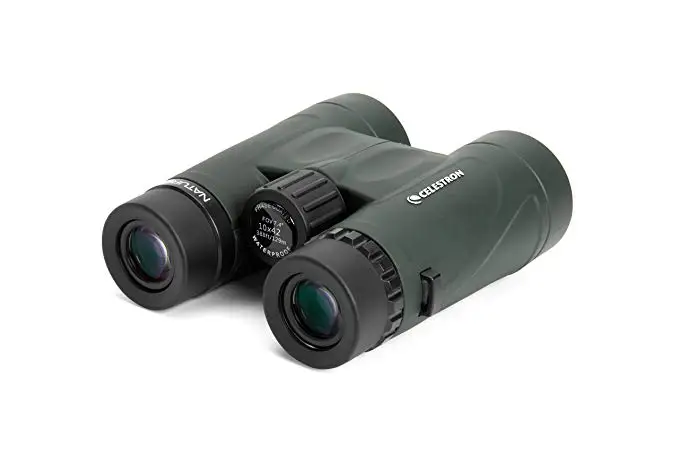 Celestron Nature DX 10x42 бинокулярный BaK-4 призмы Компактный телескоп ночного видения для охоты птиц смотреть концертный кемпинг