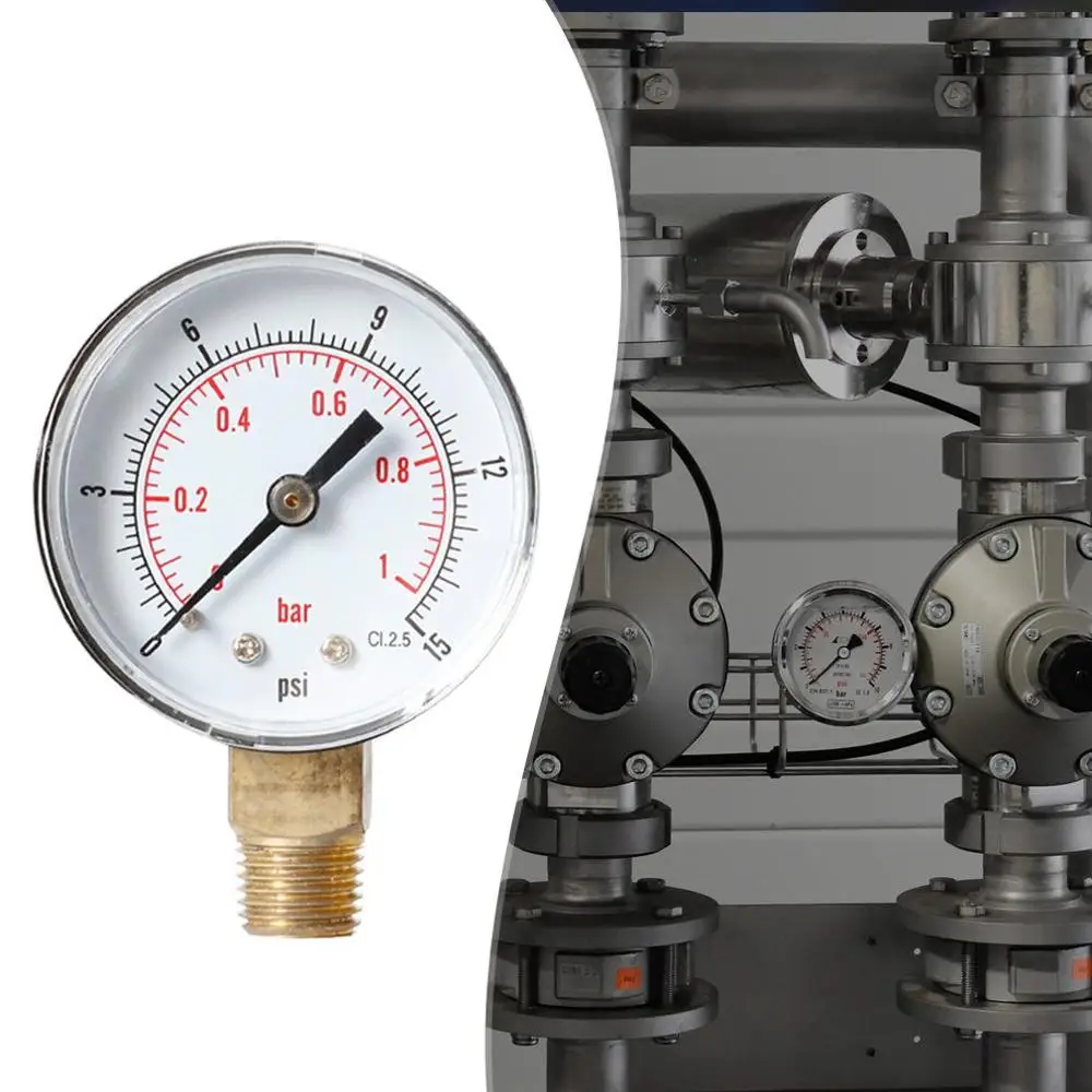 

Radial Pressure Gauge High Precision Barometer Hydraulic Gauge Water Pressure Gauge Precision Pressure Gauge