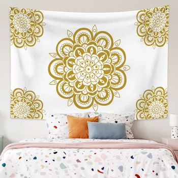 

Indian Mandala Tapestry Hippie Home Decorative Wall Hanging Bohemia Beach Mat Yoga Mat Bedspread Table Cloth