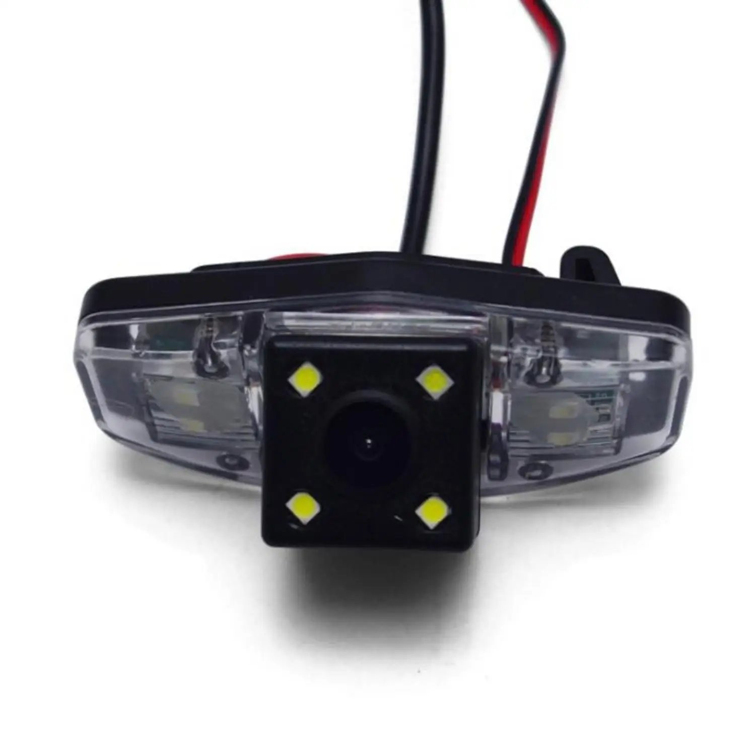JanDeNing HD CCD Автомобильная камера заднего вида/OEM светильник номерного знака с 4 Светодиодный светильник s для Honda Accord/Pilot/Civic/Odyssey