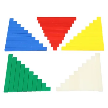 

50Pcs/Set Plastic Montessori Arithmetic Rulers Early Educational Baby Math Learning Counting Mathematic Ruler Toy for Preschool