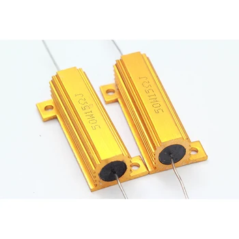 

1Pcs 50W Aluminum Power Metal Shell Case Wirewound Resistor 10 12 15 22 24 30 ohm Free Shipping